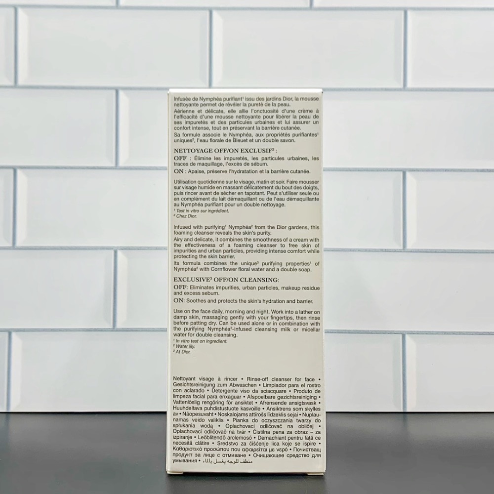 【海南免稅店】Dior睡蓮洗面奶150ml-細節圖2