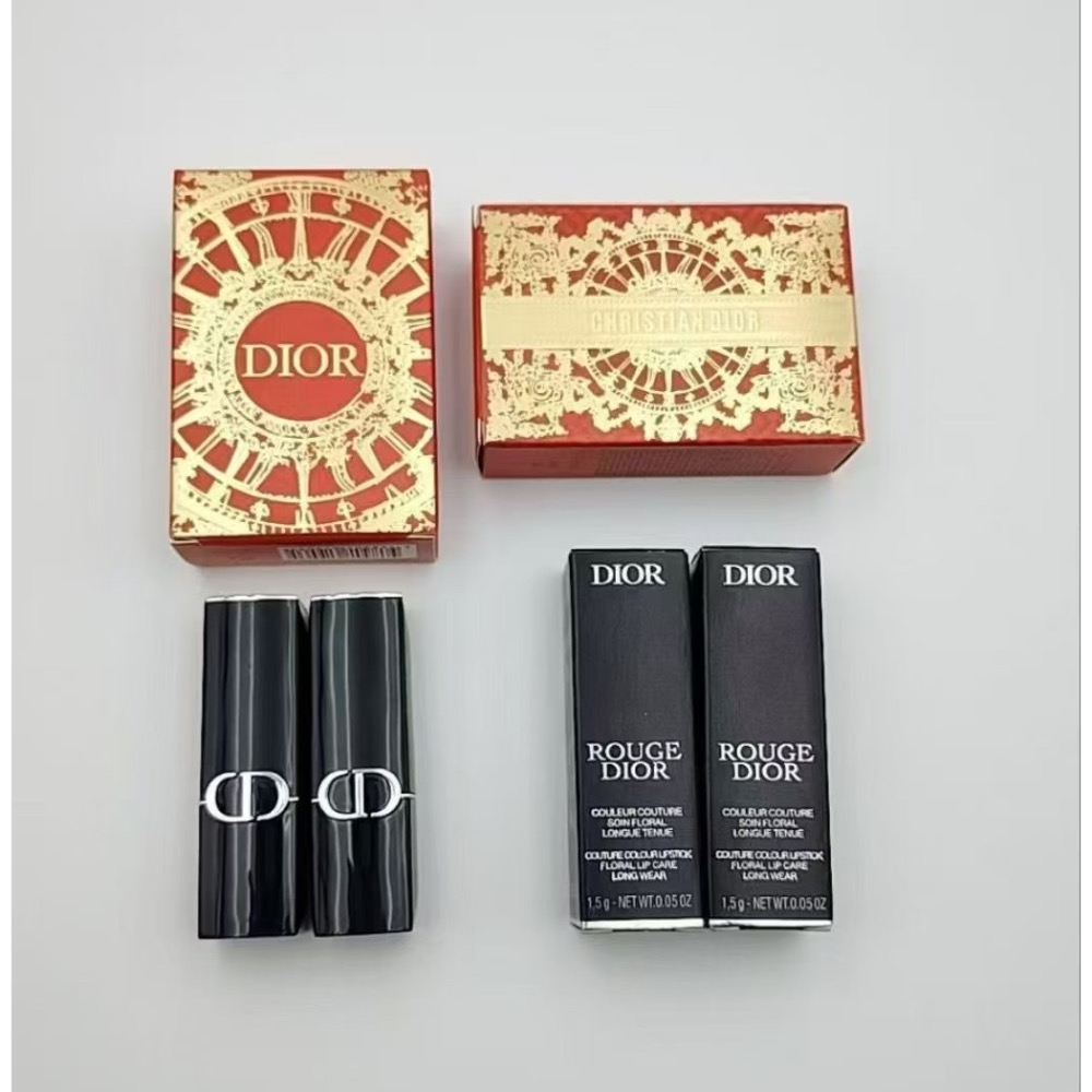 官網同步25年最新款新春版迪奧口紅兩件套1.5g（鋁管）-細節圖4