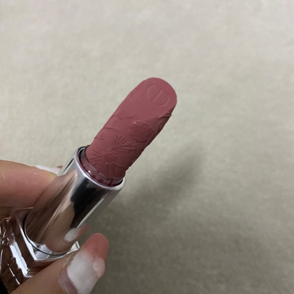 「免稅店福利款」迪奧2022花卉雕花口紅-細節圖8