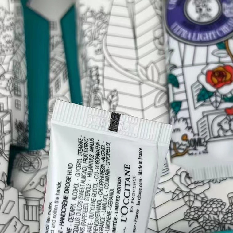 歐舒丹合作塗鴉繽紛‮量限‬款護手霜四件套-細節圖5