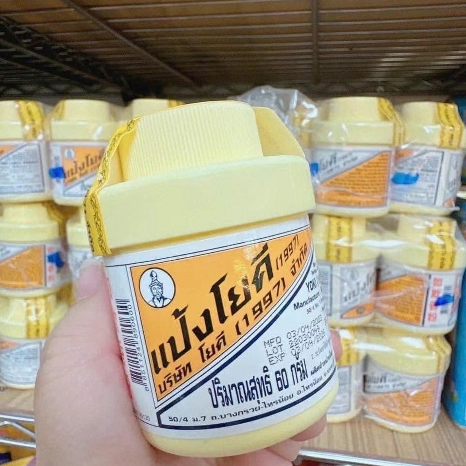 泰國yoki如欺香粉爽身粉痱子粉汗腳去味粉 phan khu mui hoi chan-細節圖2