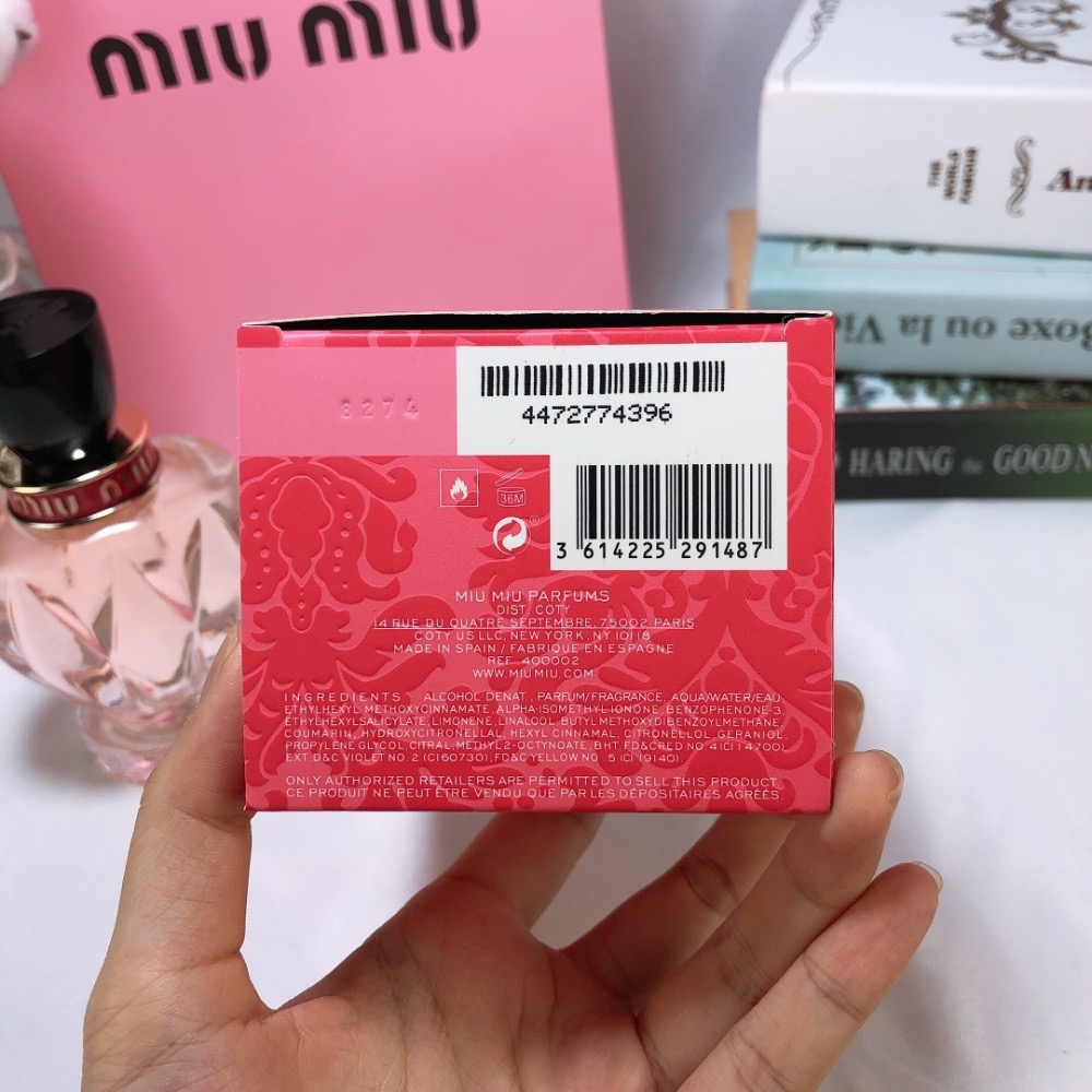 miumiu粉黛繆繆新款香水第五代100ml-細節圖6