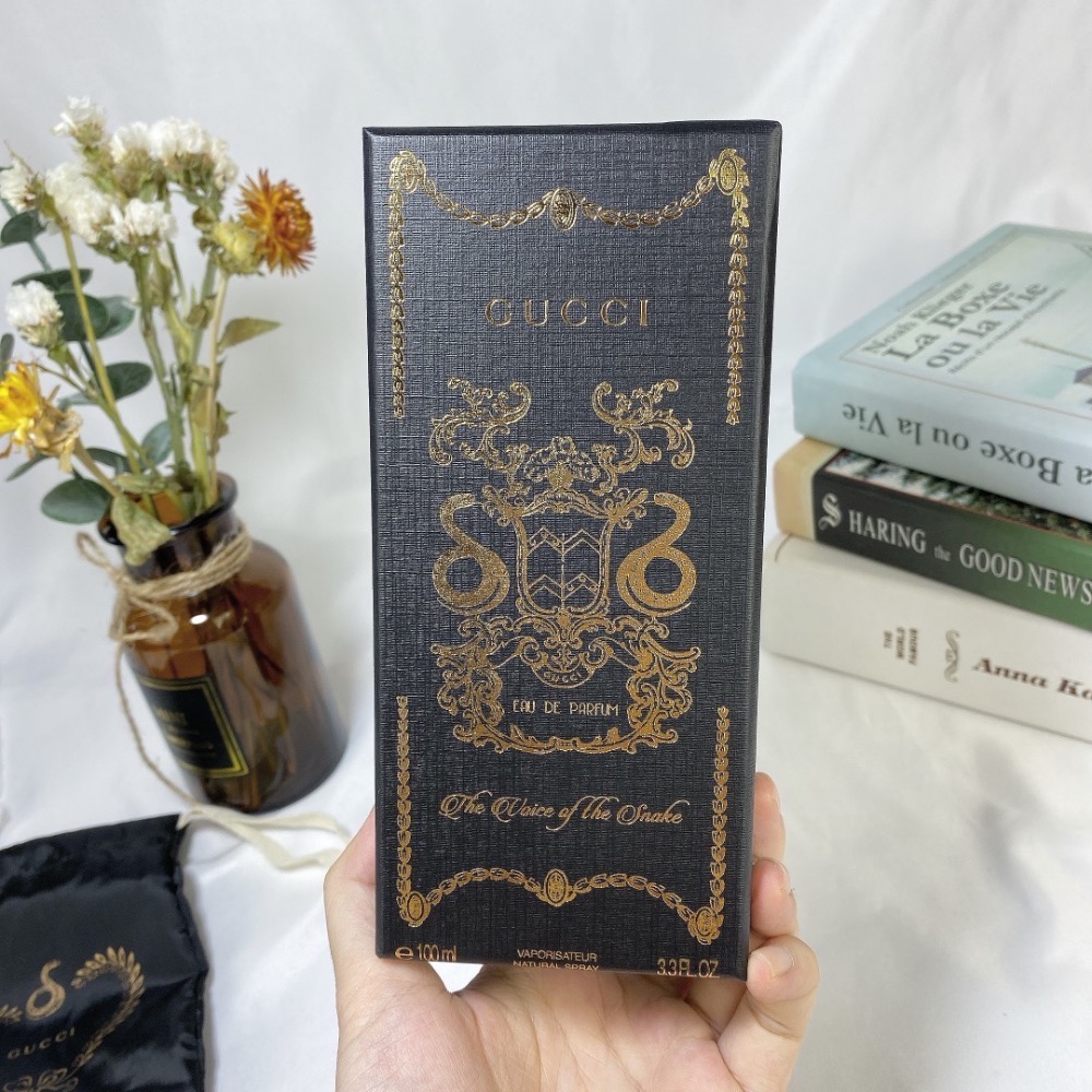 Gucci 古馳陶瓷煉金術士花園黑瓶蛇之響 “The Voice of the Snake蛇之謎”香水100ml-細節圖6
