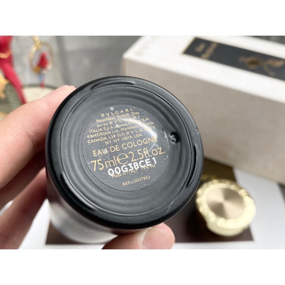 BVLGARI寶格麗The Noir黑茶中性香水75ML EDC古龍-細節圖8