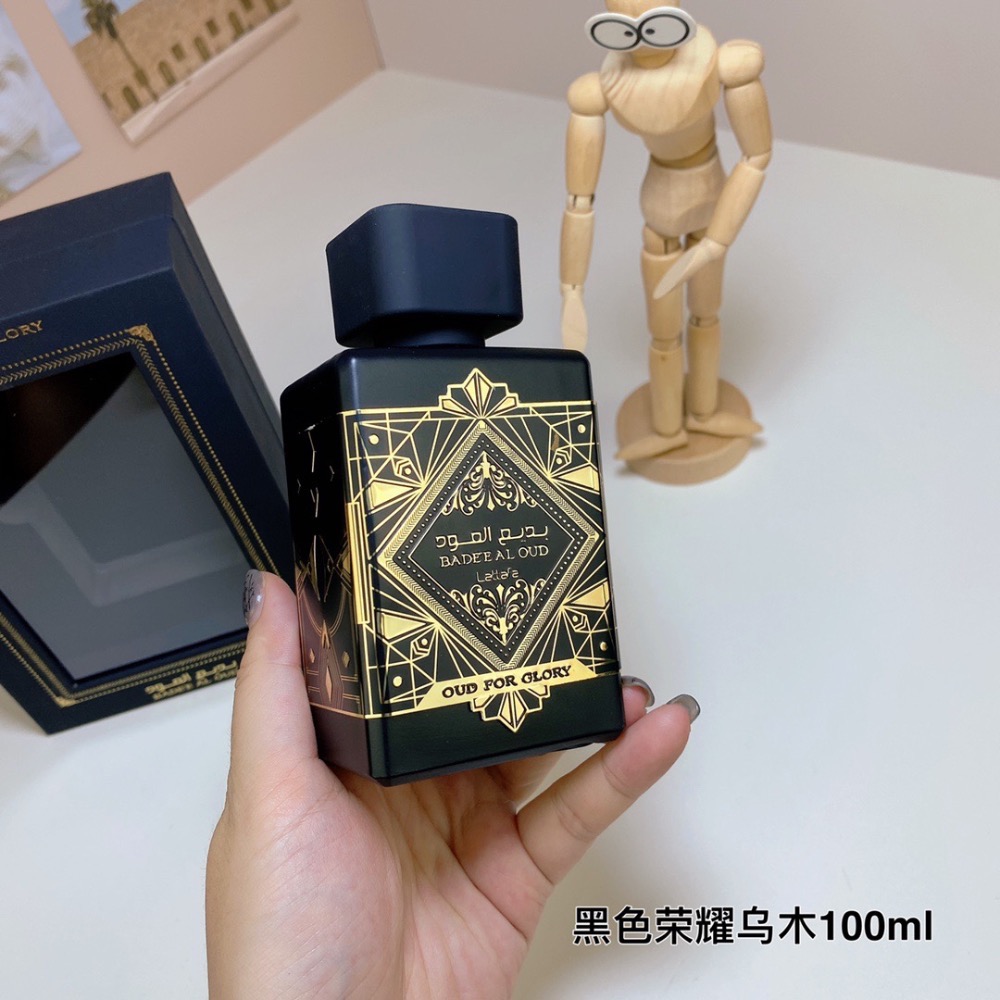 拉塔法香氛黑色榮耀烏木100ml，Bade＇e Al Oud Oud for Gloryl-細節圖2