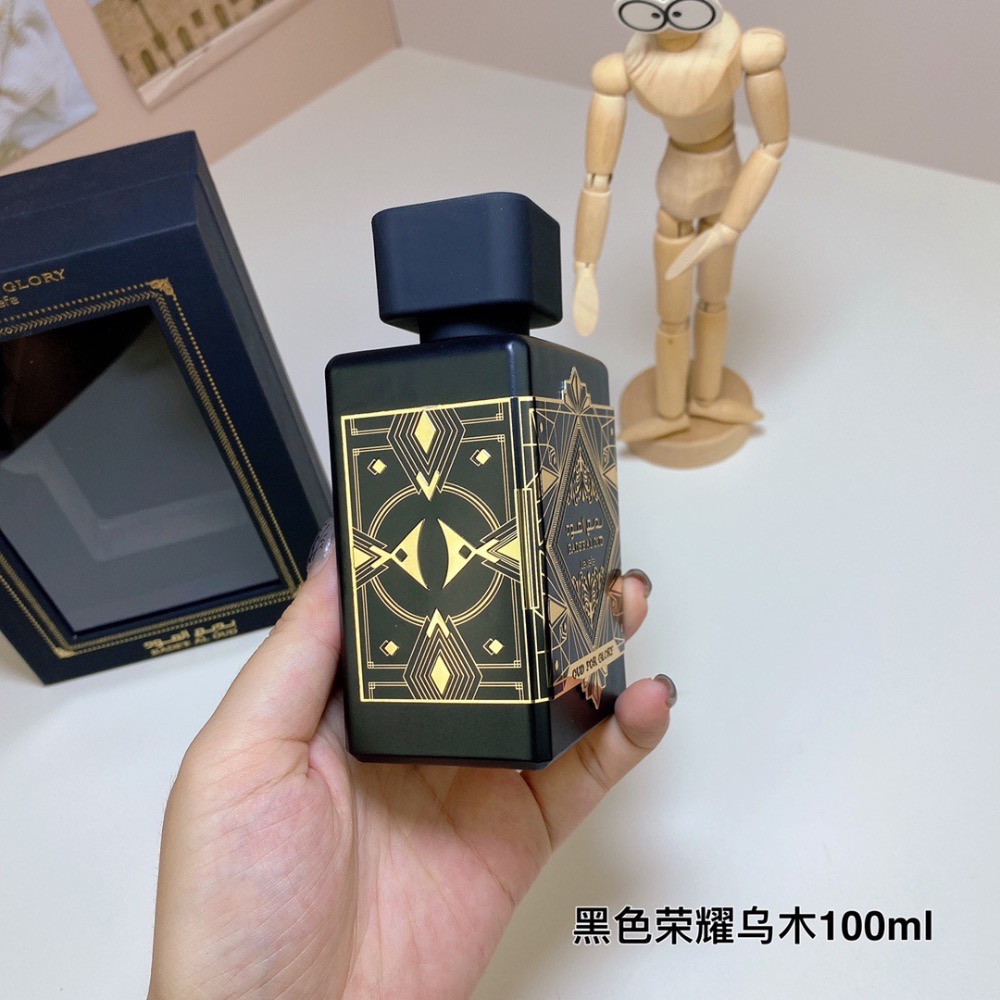 拉塔法香氛黑色榮耀烏木100ml，Bade＇e Al Oud Oud for Gloryl-細節圖3