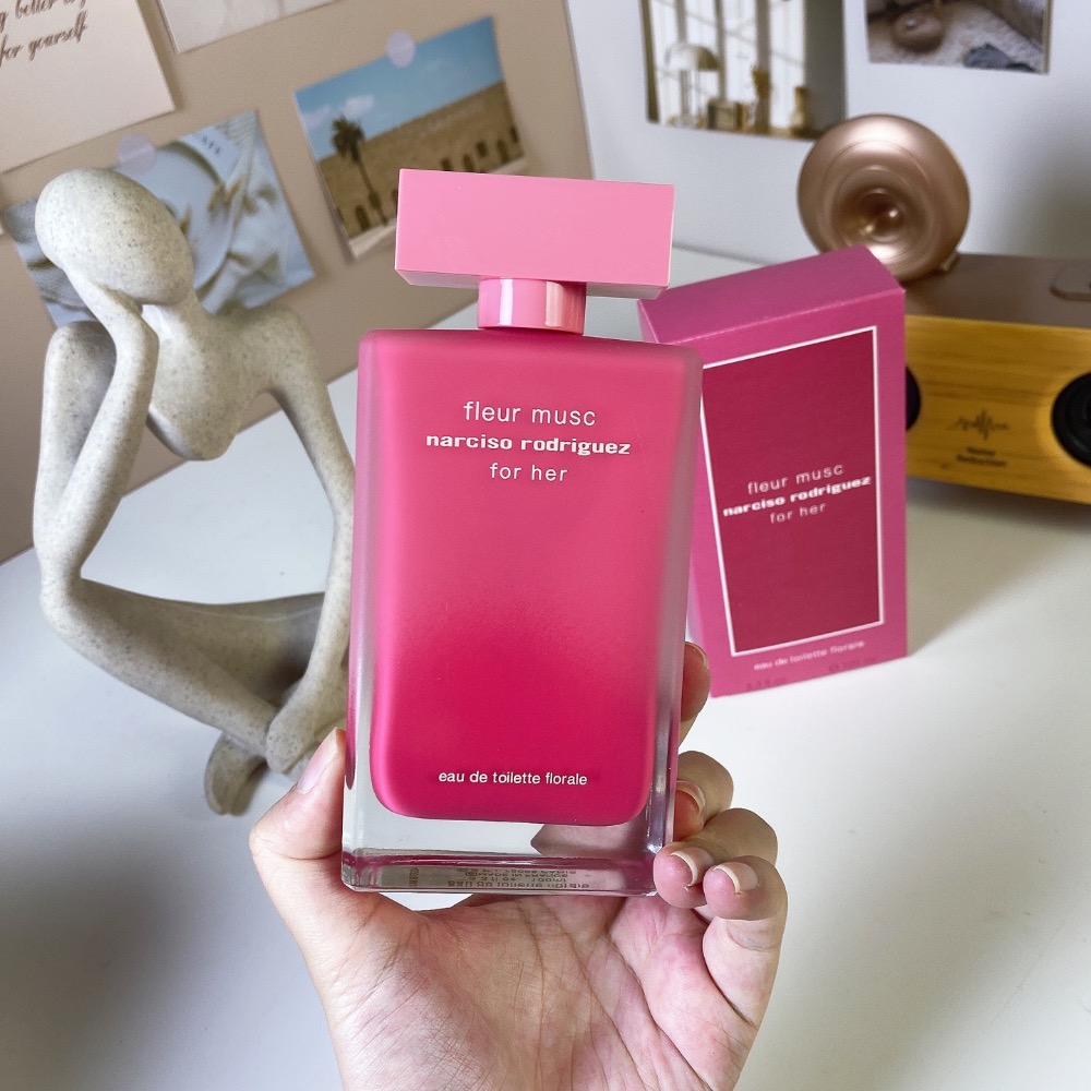 納西素誘人花卉（磨砂玫瑰麝香）淡香水100ml，Narciso Rodriguez Fleur Musc for Her-細節圖2