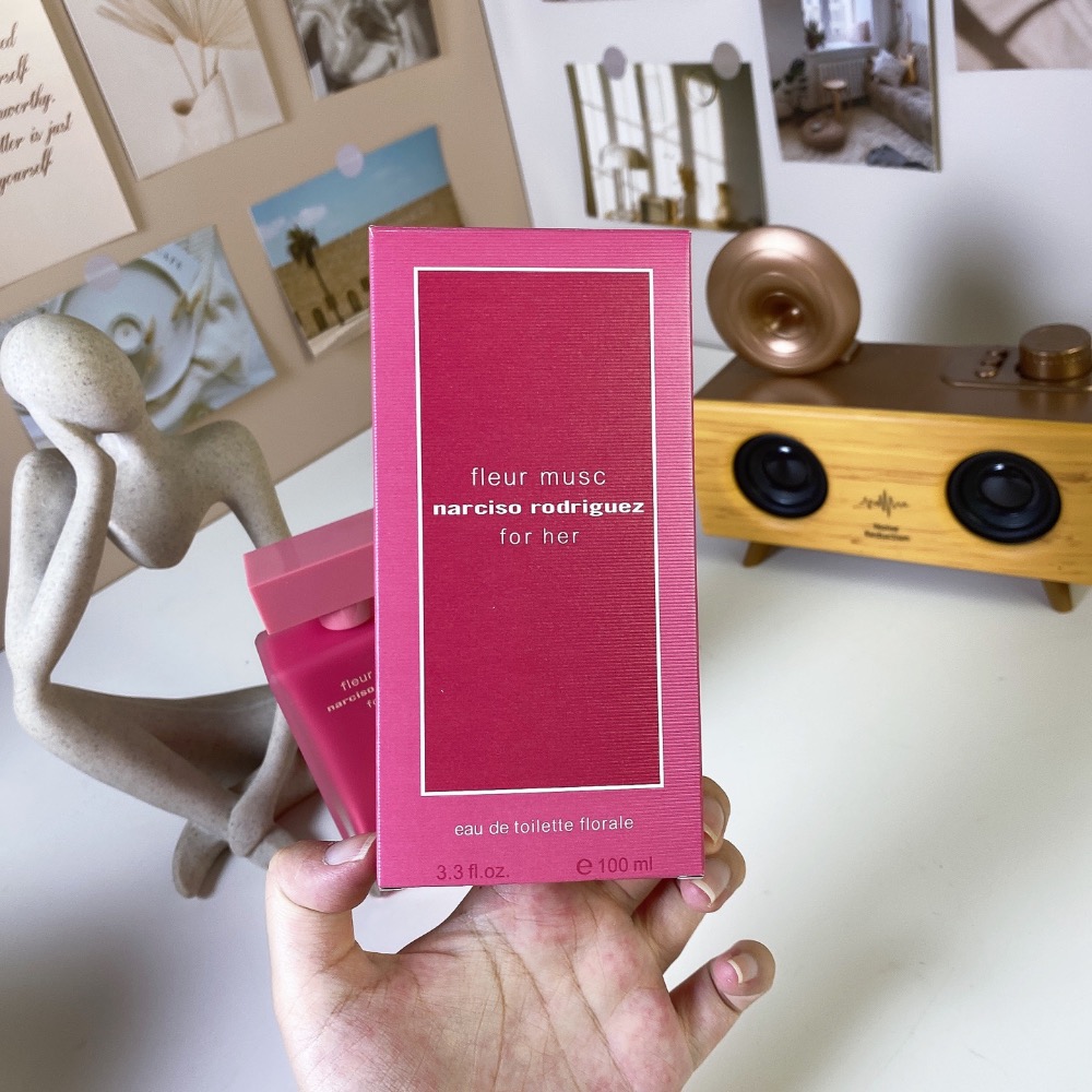 納西素誘人花卉（磨砂玫瑰麝香）淡香水100ml，Narciso Rodriguez Fleur Musc for Her-細節圖4