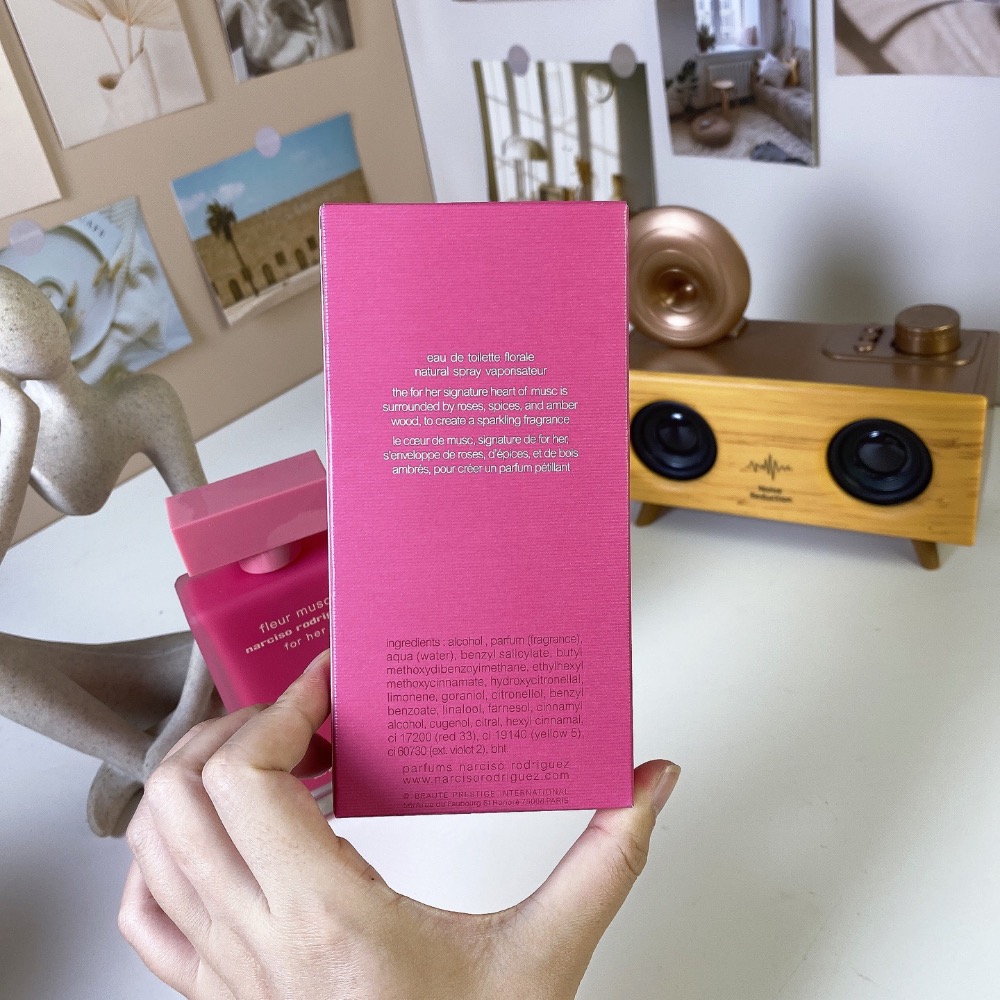 納西素誘人花卉（磨砂玫瑰麝香）淡香水100ml，Narciso Rodriguez Fleur Musc for Her-細節圖6