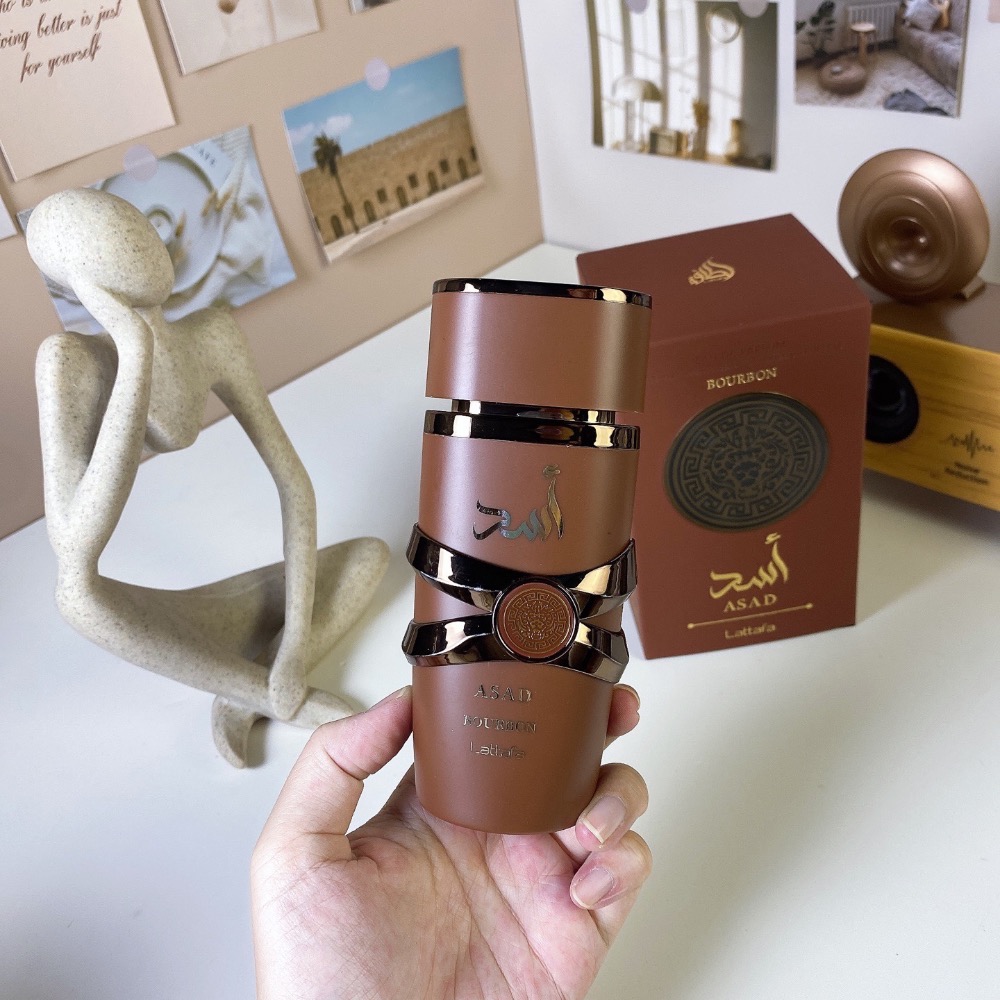 拉塔法香氛棕色100ml，Lattafa Perfumes Asad Bourbon, 2025-細節圖2