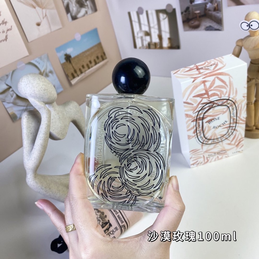 新款蒂普提克大千之蘊系列-沙漠玫瑰100ml，Diptyque Rose Roche, 2024-細節圖4