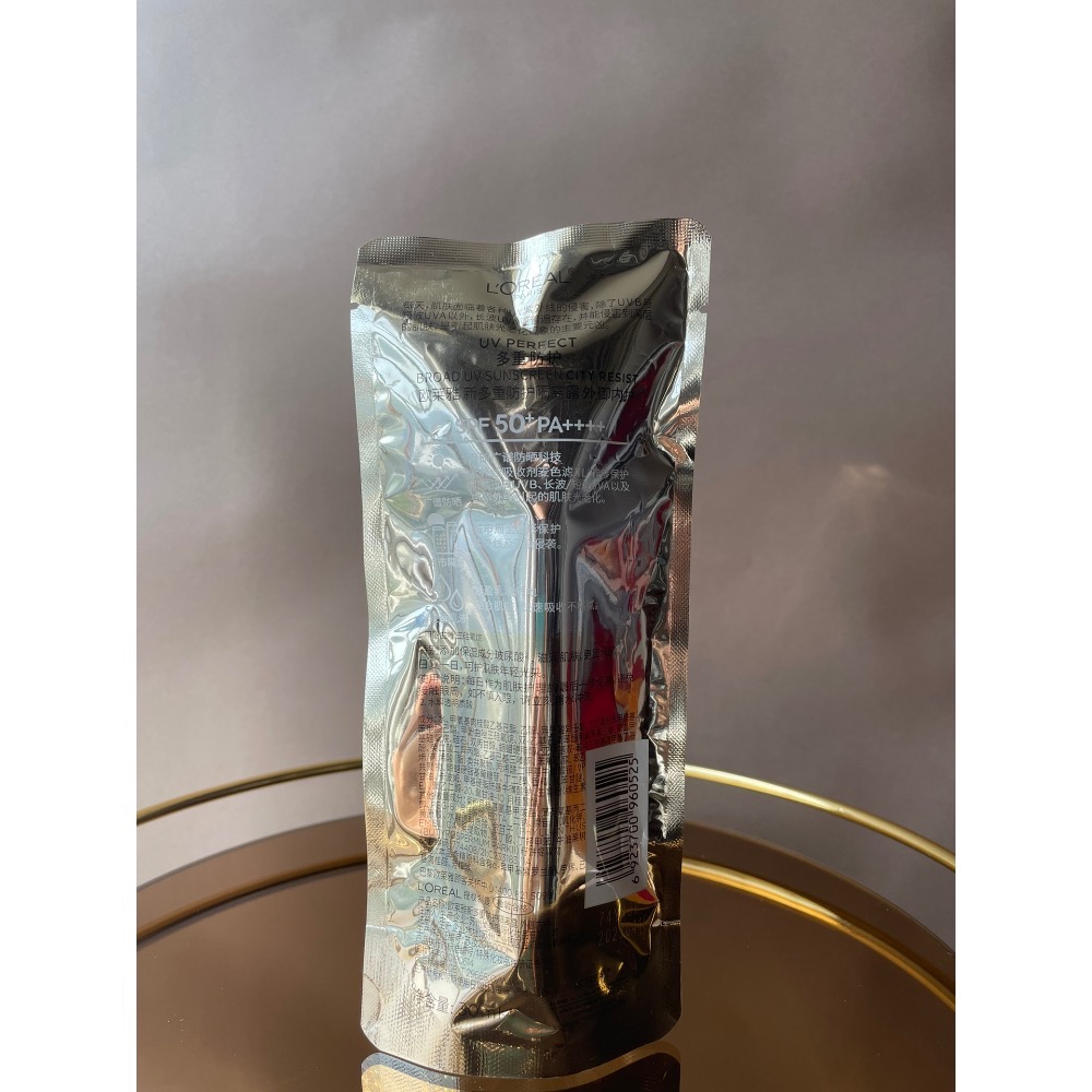 歐萊雅袋裝小金管防曬30ml-細節圖2