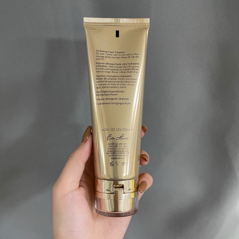 新版雅詩蘭黛白金洗面奶125ml-細節圖5