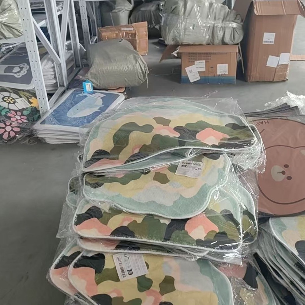 硅藻毛絨浴室衛生間地墊吸水廁所墊*5片 隨機出-細節圖5