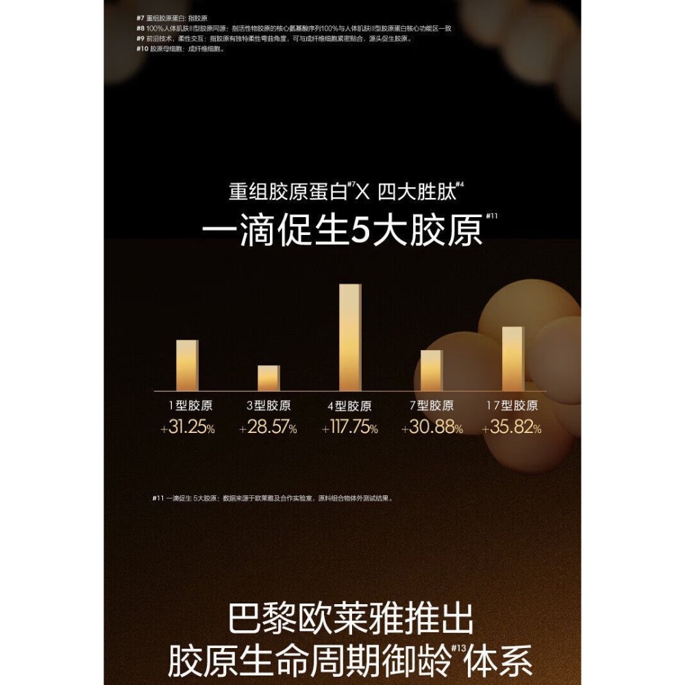 歐萊雅水乳套裝花蜜膠原面霜50ml-細節圖3