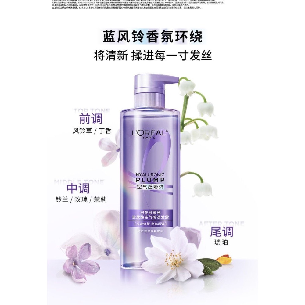 歐萊雅第二代玻尿酸空氣感潤髮乳80ml-細節圖2