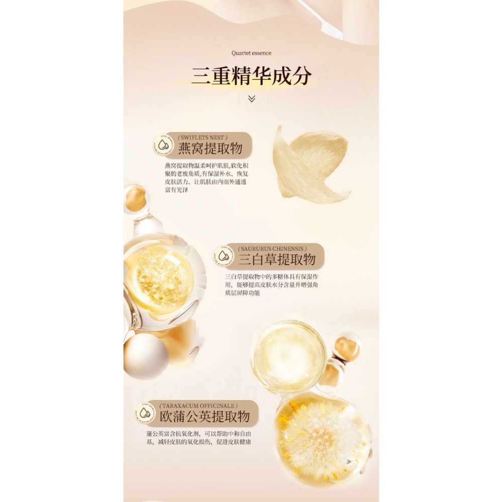 泰國進口寶得娜燕窩素顏霜便攜裝自然裸妝亮膚遮瑕防汗防水不脫妝2入-細節圖5