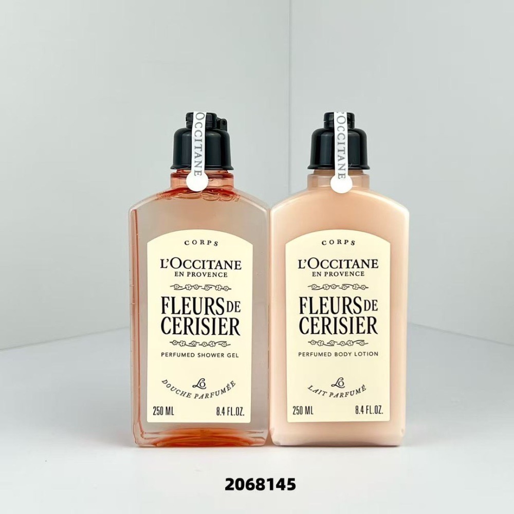新版歐舒丹櫻花（沐浴露/身體乳 ) 250ML套組-細節圖7