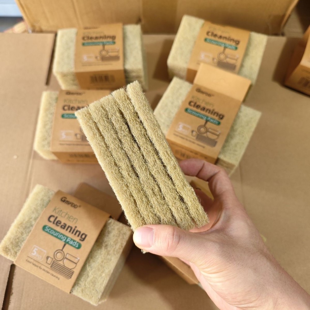 天然劍麻刷鍋家居廚房抹布洗碗百潔3入-細節圖6