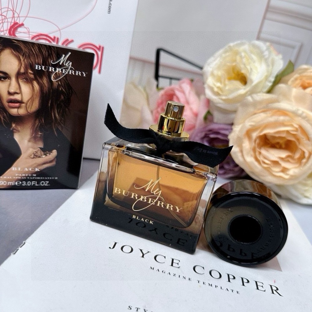 My Burberry Black我的巴寶莉黑色香精版Parfum黑色專屬女士香水90ml-細節圖3