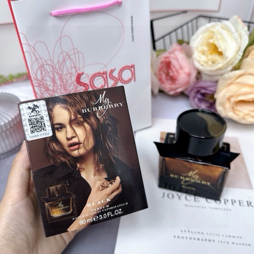 My Burberry Black我的巴寶莉黑色香精版Parfum黑色專屬女士香水90ml-細節圖6