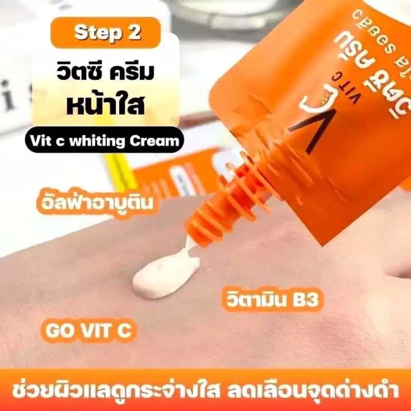 泰國祛痘淡印二合一凝膠 V.c 博主推薦精華塗抹小樣5入-細節圖6