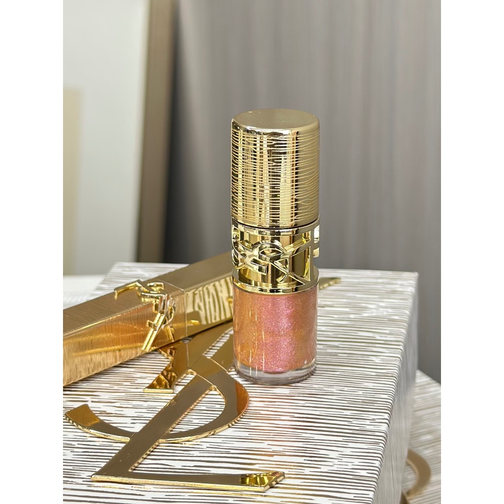 🌸聖羅蘭奢金口紅唇凍兩件套全金版-細節圖5