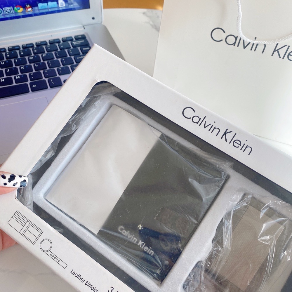 Calvin Klein錢包皮帶組合-細節圖8