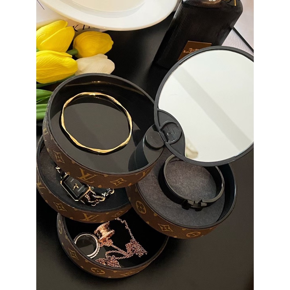 LV首飾收納盒配禮盒-細節圖3