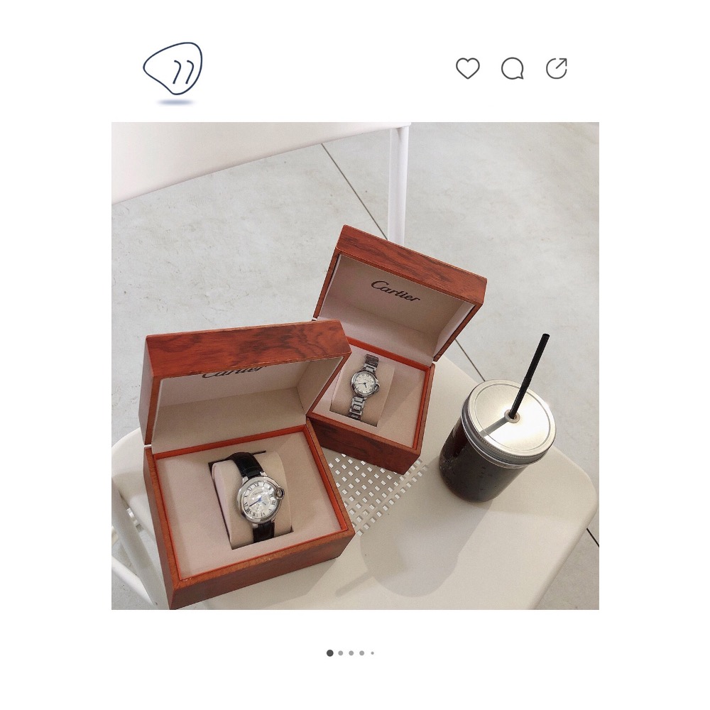 𝐂𝐚𝐫𝐭𝐢𝐞𝐫藍氣球腕表+款式+男女-細節圖4