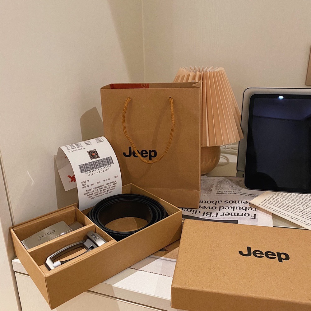 jeep男士雙頭皮帶禮盒裝    ​-細節圖9
