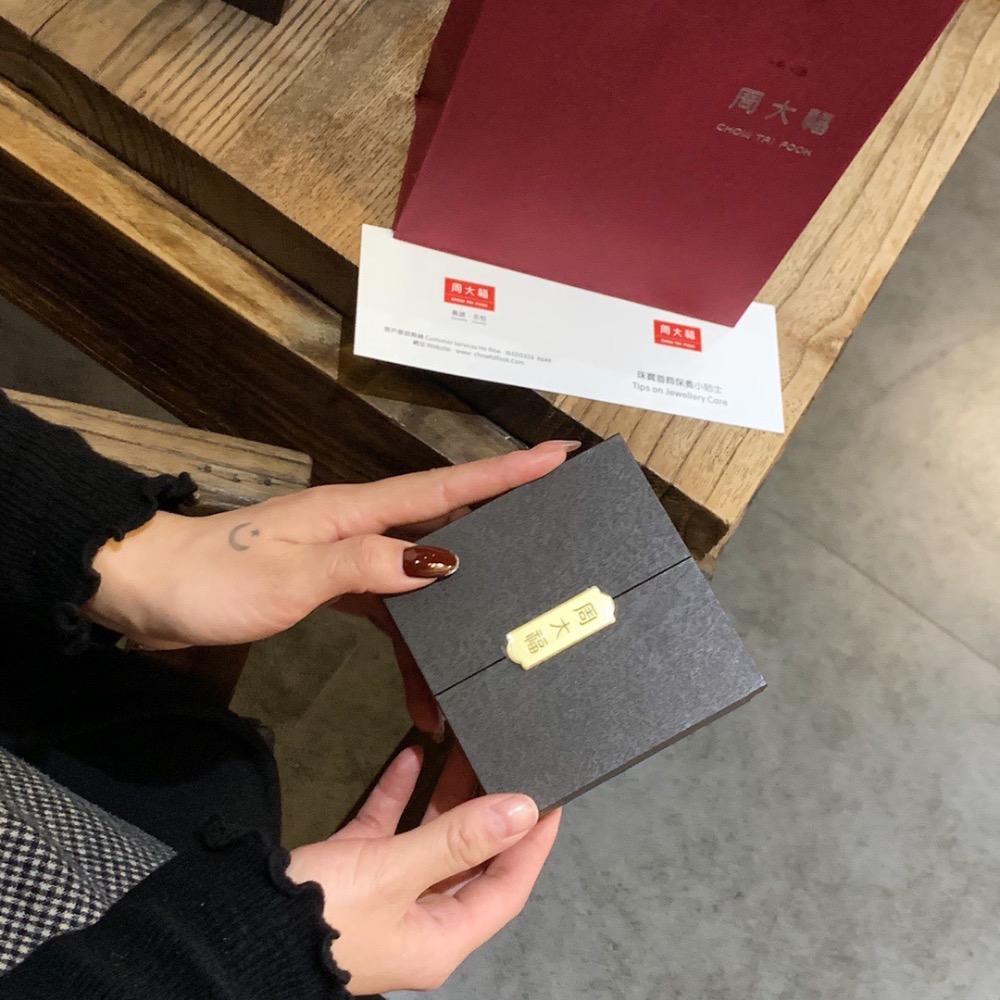 周大福古法平安扣福字項鍊 配圖片款-細節圖6