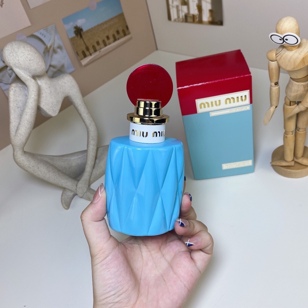 一代紅蓋繆繆100ml  Miu Miu/繆繆 MIUMIU EDP女士香水復古褶皺100ml-細節圖2