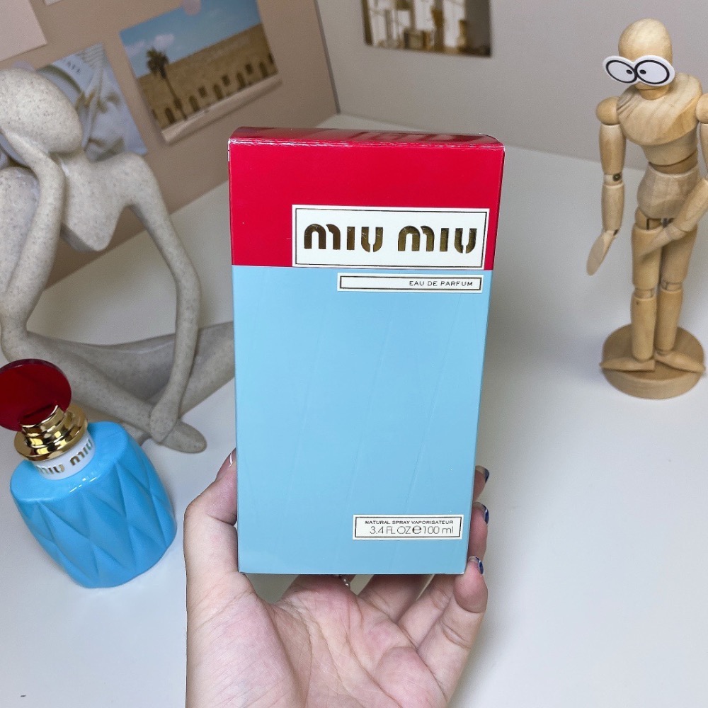 一代紅蓋繆繆100ml  Miu Miu/繆繆 MIUMIU EDP女士香水復古褶皺100ml-細節圖6