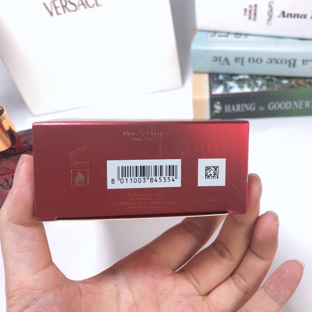 專櫃Versace範思哲 新款紅色Eros愛羅斯愛神之水男士淡香水新品紅瓶100ml-細節圖8