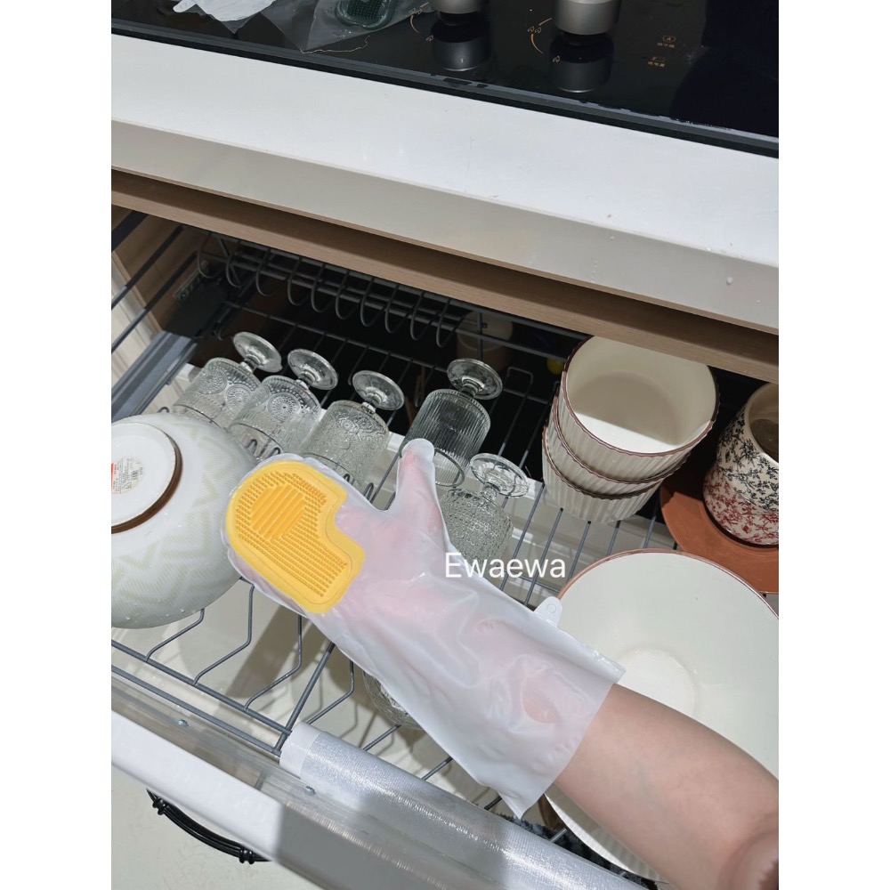 Ewaewa｜魔術刷硅膠手套2雙-細節圖4