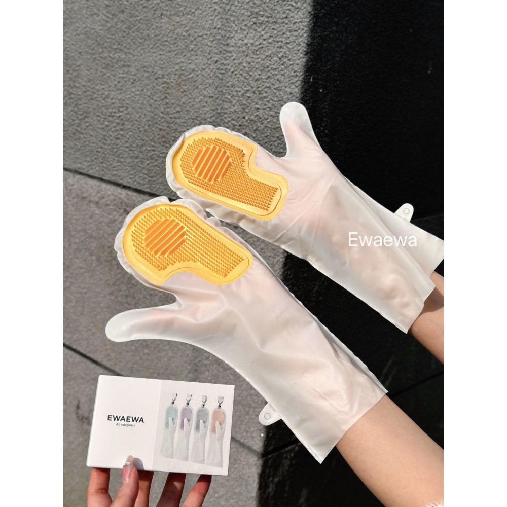 Ewaewa｜魔術刷硅膠手套2雙-細節圖5