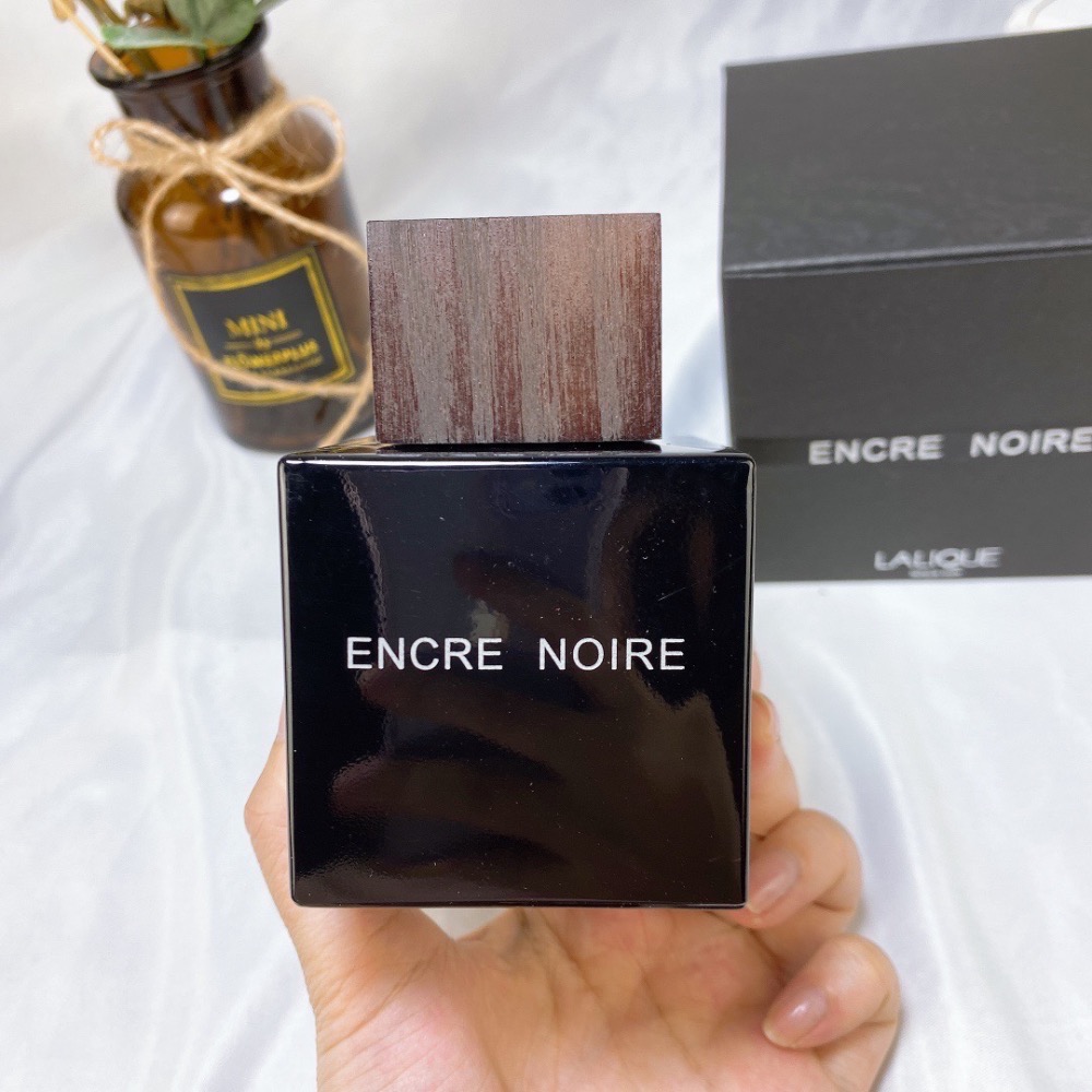 💥Lalique Encre Noire萊儷萊麗墨戀朱墨黑澤木質男士香水持久淡香100ml-細節圖2