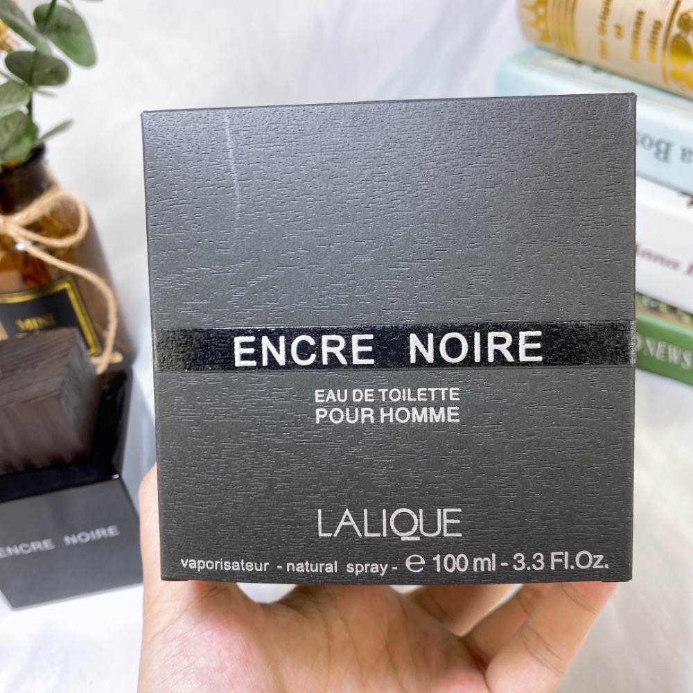 💥Lalique Encre Noire萊儷萊麗墨戀朱墨黑澤木質男士香水持久淡香100ml-細節圖5