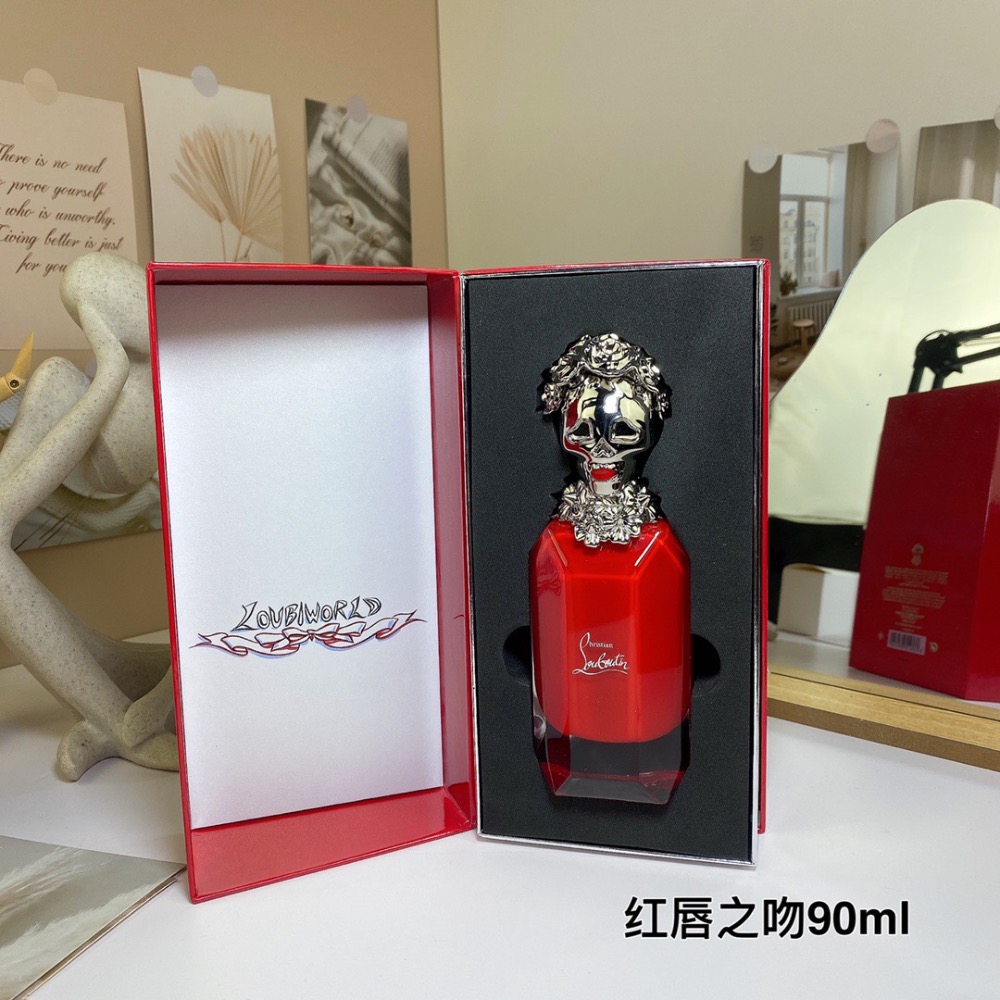 CL蘿蔔丁香水 紅唇之吻90ml  CHRISTIAN LOUBOUTIN  LOUBIKISS EDP 90ml  紅-細節圖6
