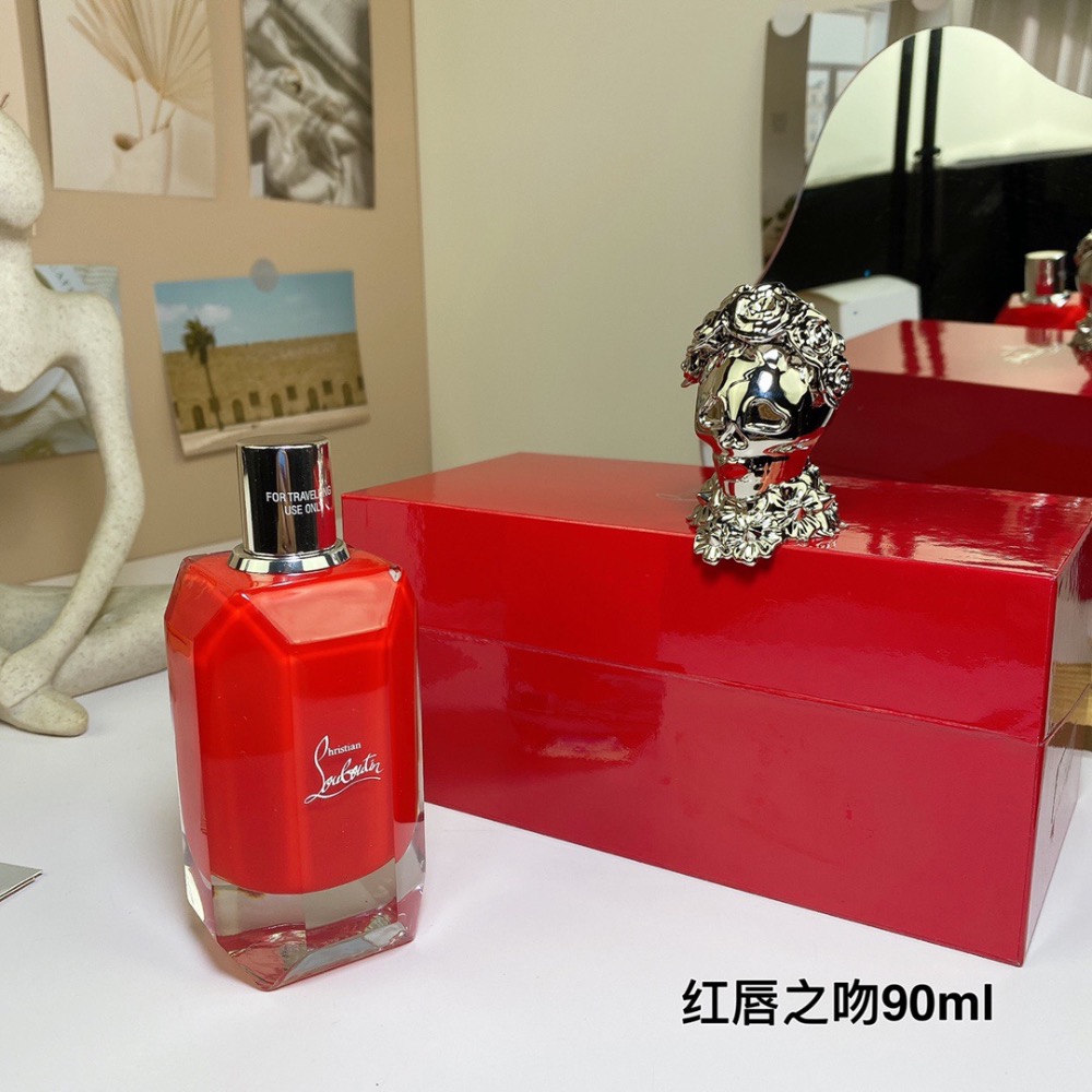 CL蘿蔔丁香水 紅唇之吻90ml  CHRISTIAN LOUBOUTIN  LOUBIKISS EDP 90ml  紅-細節圖8