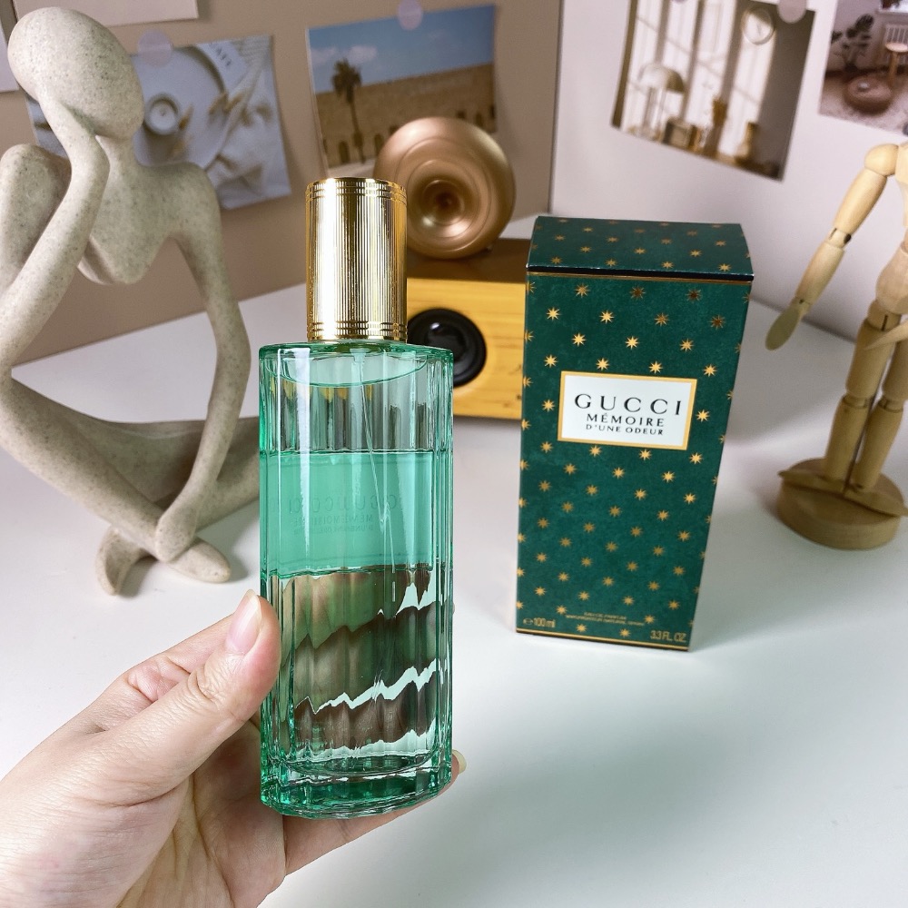 古馳綠色氣味記性100ml  Gucci Memoire d＇une Odeur, 2019-細節圖3