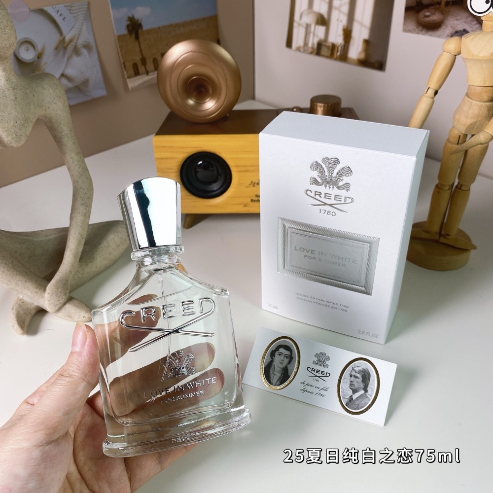 💥克雷德2025夏日版純白之戀75ml  Creed Love in White, 2024-細節圖2