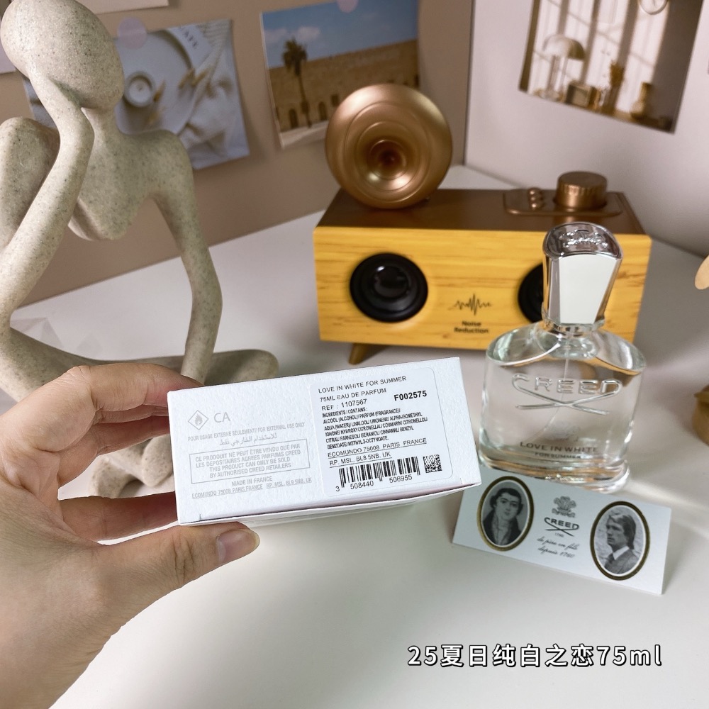 💥克雷德2025夏日版純白之戀75ml  Creed Love in White, 2024-細節圖9