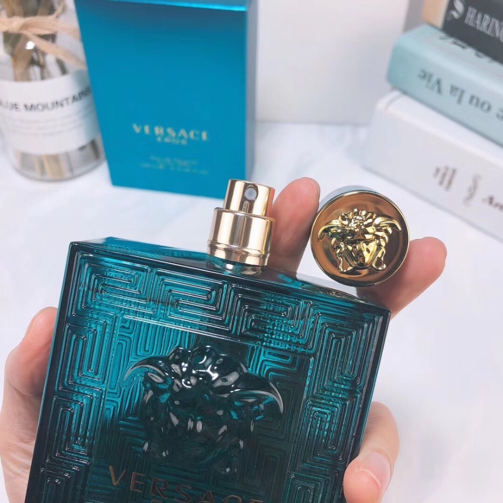 新年特價～Versace範思哲愛羅斯愛神之水男士淡香水藍色100ML-細節圖4