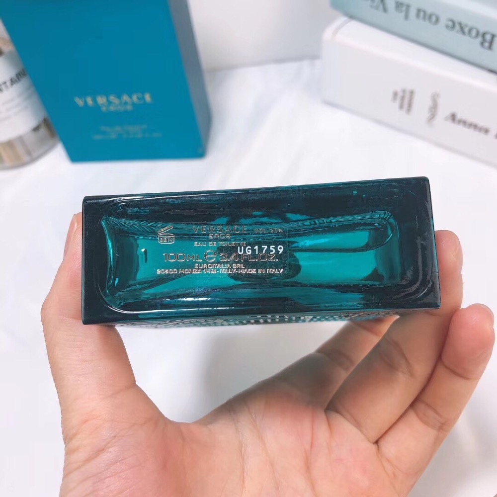 新年特價～Versace範思哲愛羅斯愛神之水男士淡香水藍色100ML-細節圖5