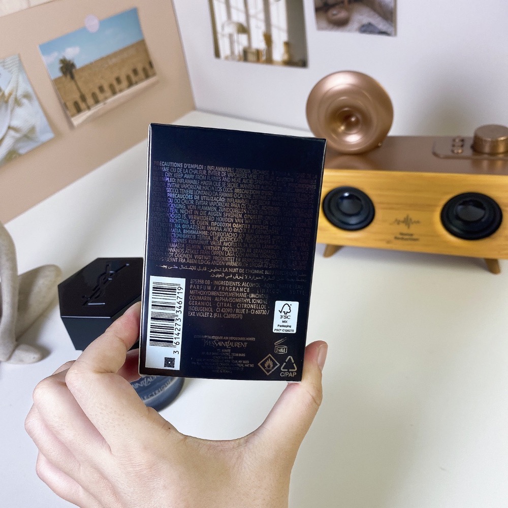 聖羅蘭 暗夜男士電力之水男士香水100ml-細節圖6