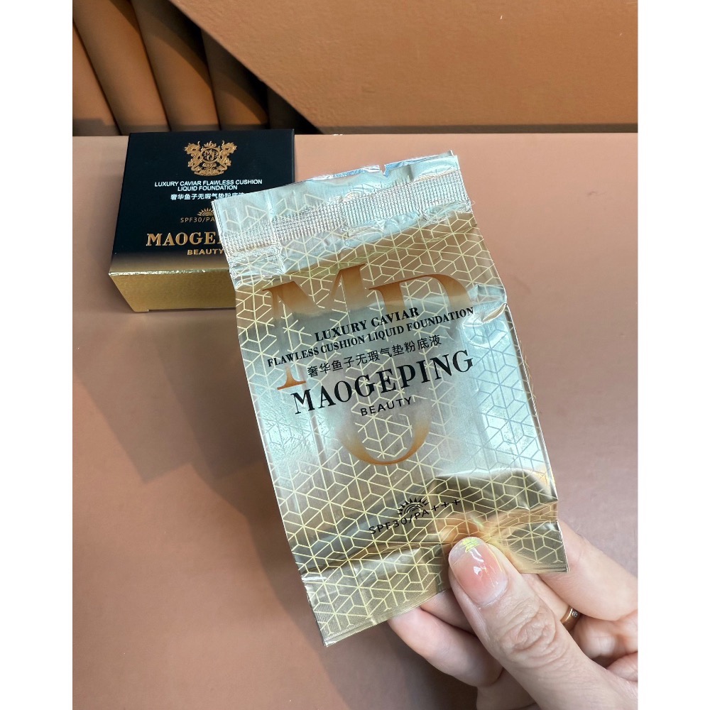 新款升級版帶防曬30PA+++毛戈平奢華魚子醬無暇氣墊正裝+替換（一套）-細節圖6