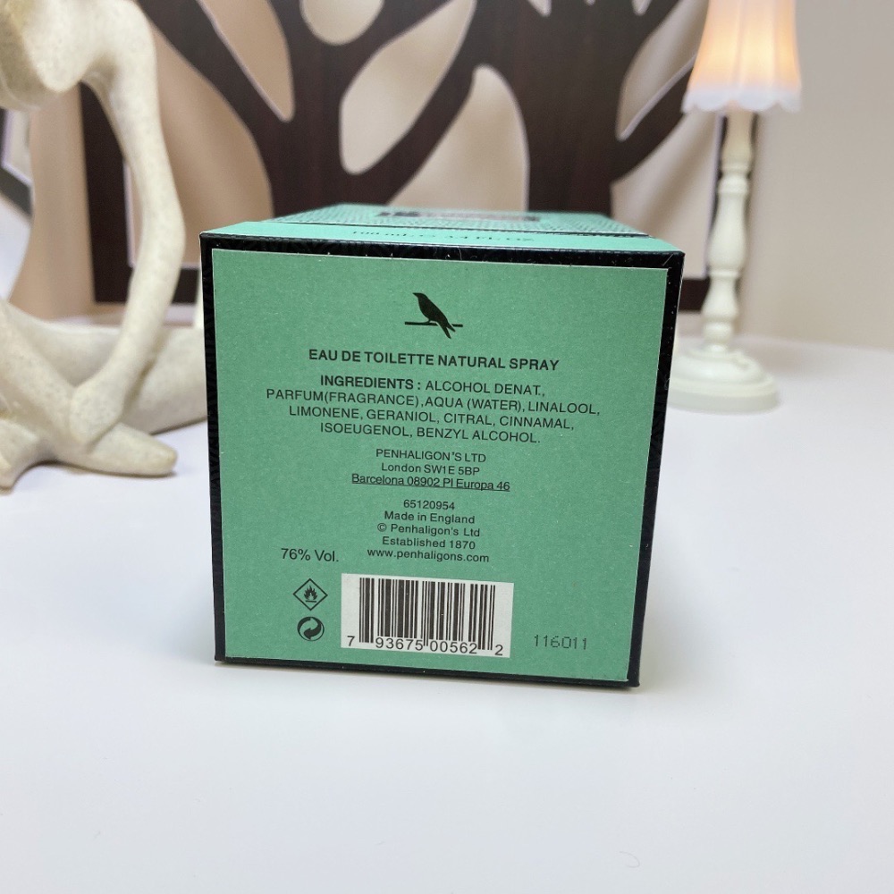 🌸PENHALIGON＇S/潘海利根JUNIPER SLING琴酒/杜松子酒淡香水100ML-細節圖8