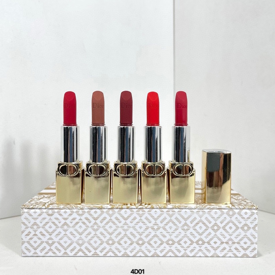 迪奧金管口紅小樣五件套聖誕款-細節圖4